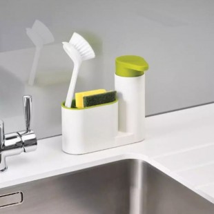 Dispensador Jabón Líquido Lavalozas Lavaplatos Porta Esponja